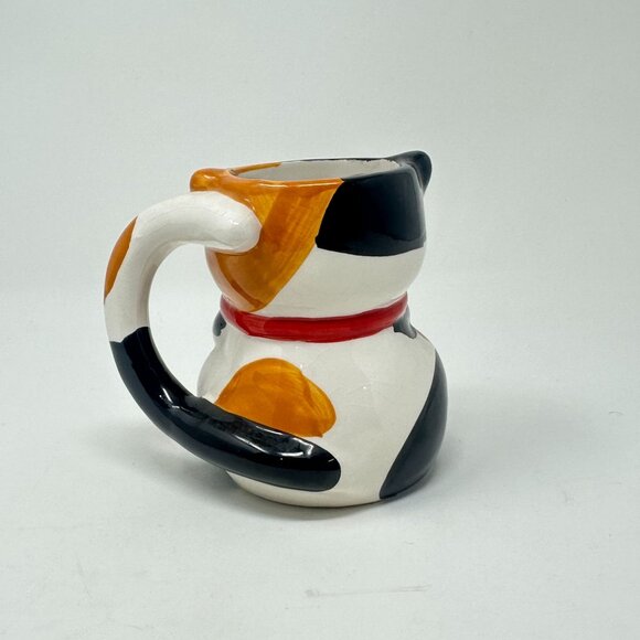 3D Calico Cat Surprise Mouse Inside Ceramic Tea Cup Coffee Mug Pier 1 Imports - Picture 14 of 16